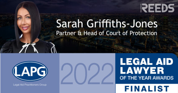 Lawyer of the Year Finalist Sarah Griffiths-Jones - LALYs