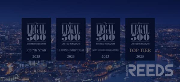 Reeds Recognised as Top Tier Firm in 2023 Legal 500